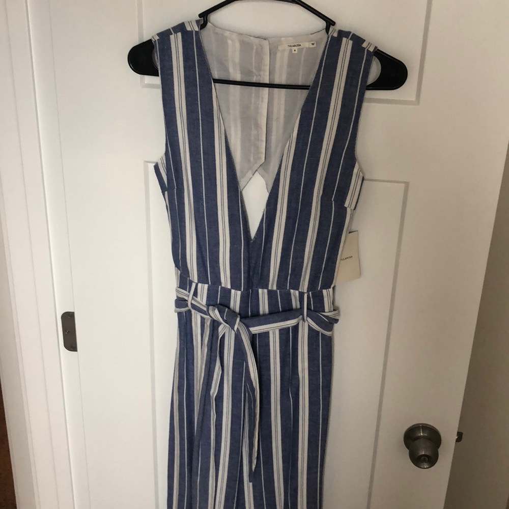 Tularosa stripe jumpsuit